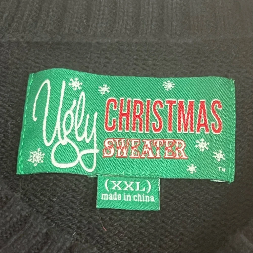 Ugly Christmas Sweater‎ Knitted Dragons and Castles Party